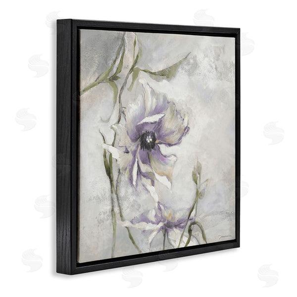 Stupell Industries Liz Jardine | Grey & Purple Flower Wall Art
