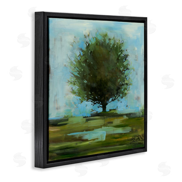 Stupell Industries Liz Jardine | Large Round Tree Abstract Landscape