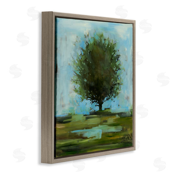 Stupell Industries Liz Jardine | Large Round Tree Abstract Landscape