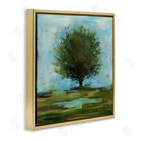 Stupell Industries Liz Jardine | Large Round Tree Abstract Landscape