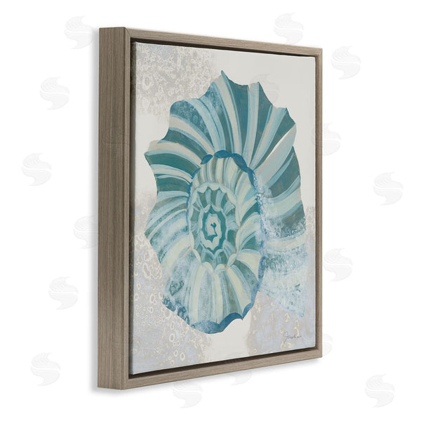 Stupell Industries Liz Jardine | Marine Blue Nautilus Shell