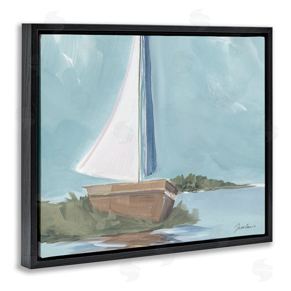 Stupell Industries Liz Jardine | Maritime Sailboat Scene Wall Art