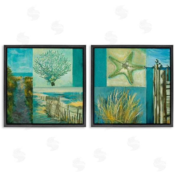 Stupell Industries Liz Jardine | Maritime Summer Collage Wall Art