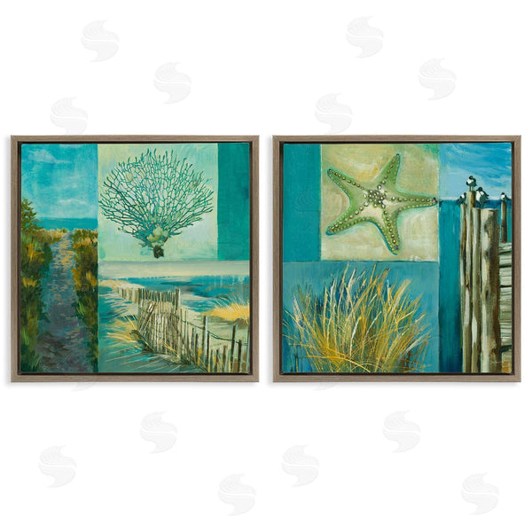Stupell Industries Liz Jardine | Maritime Summer Collage Wall Art