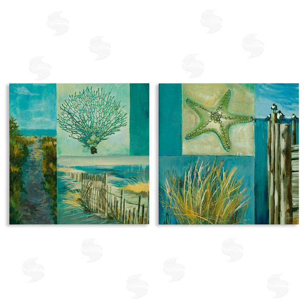 stupell industries Liz Jardine | Maritime Summer Collage Wall Art