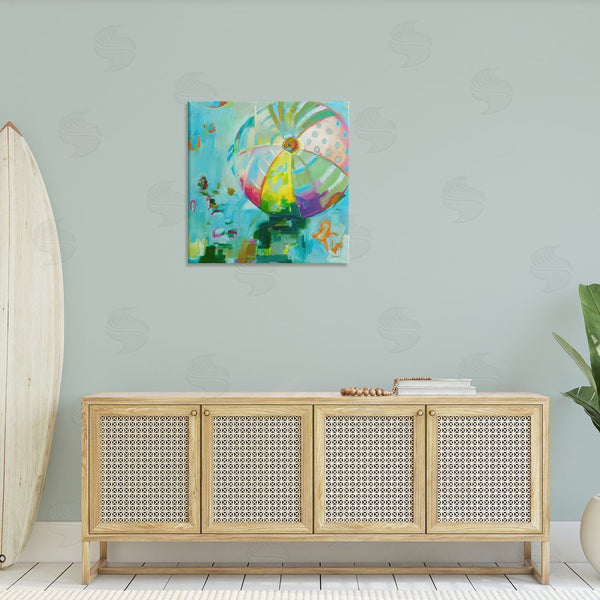 Stupell Industries Liz Jardine | Modern Beach Ball Pattern Wall Art