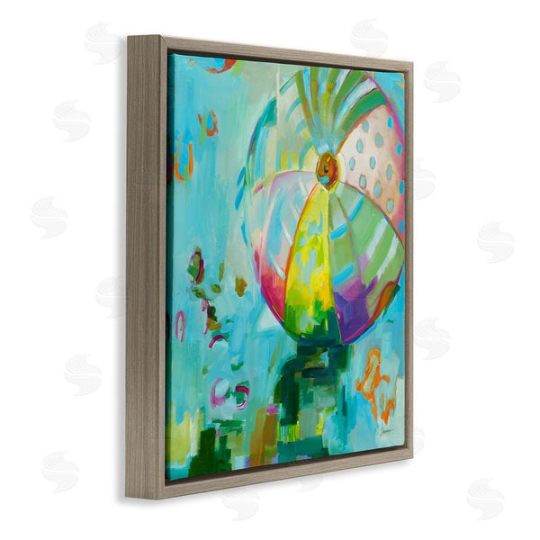 Stupell Industries Liz Jardine | Modern Beach Ball Pattern Wall Art