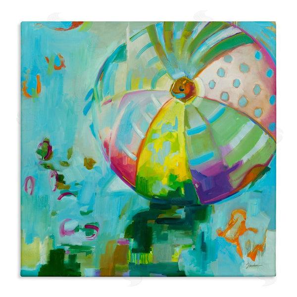 stupell industries Liz Jardine | Modern Beach Ball Pattern Wall Art