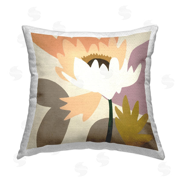 Stupell Industries Liz Jardine | Modern Blooming Anemone Printed Throw Pillow
