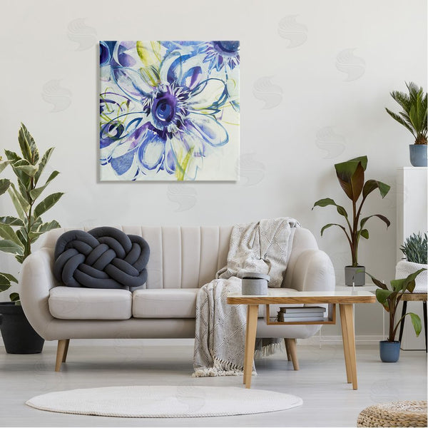 Stupell Industries Liz Jardine | Modern Blue Flower Buds Wall Art