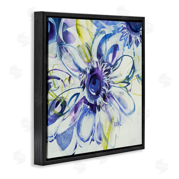 Stupell Industries Liz Jardine | Modern Blue Flower Buds Wall Art