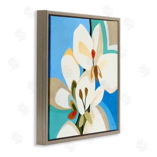 Stupell Industries Liz Jardine | Modern Blue & White Blossoms Wall Art