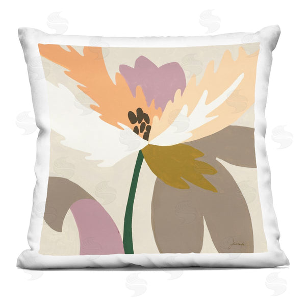 stupell industries Liz Jardine | Modern Flower Shape Arrangement Printed Throw Pillow