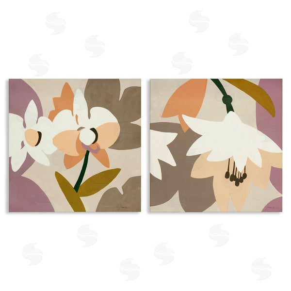 stupell industries Liz Jardine | Modern Geometric Orchids Wall Art