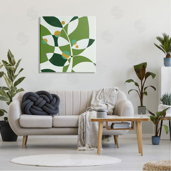 Stupell Industries Liz Jardine | Modern Green Leaf Abstraction Wall Art