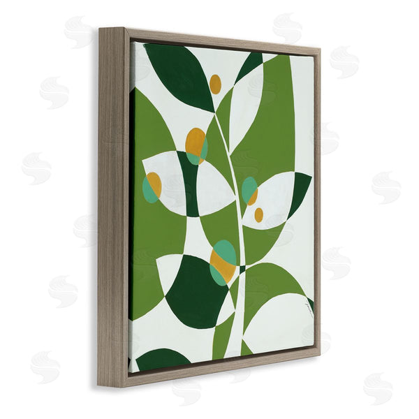 Stupell Industries Liz Jardine | Modern Green Leaf Abstraction Wall Art