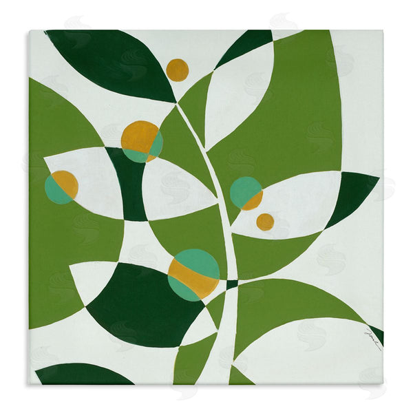 stupell industries Liz Jardine | Modern Green Leaf Abstraction Wall Art