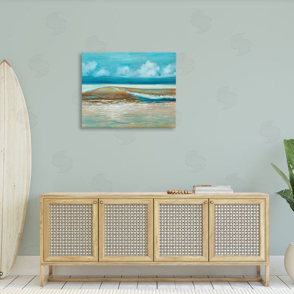 Stupell Industries Liz Jardine | Modern Rolling Sea Waves Wall Art