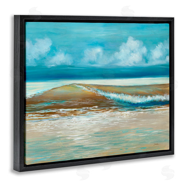 Stupell Industries Liz Jardine | Modern Rolling Sea Waves Wall Art
