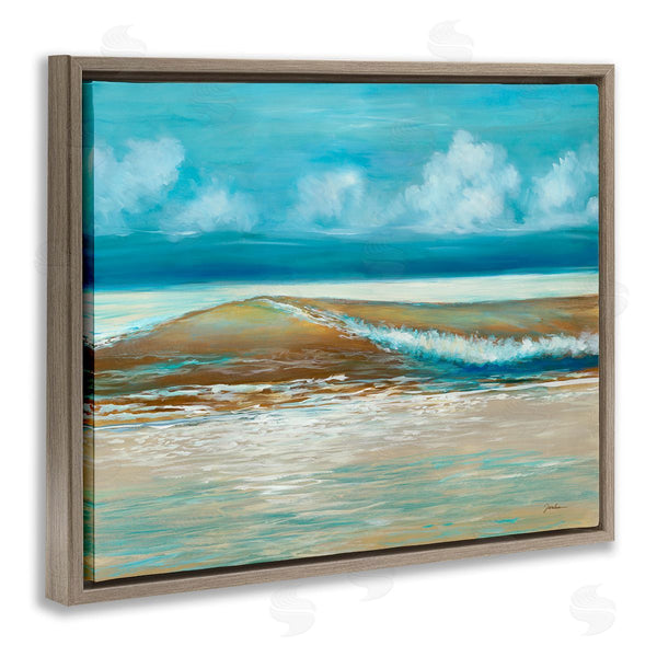 Stupell Industries Liz Jardine | Modern Rolling Sea Waves Wall Art