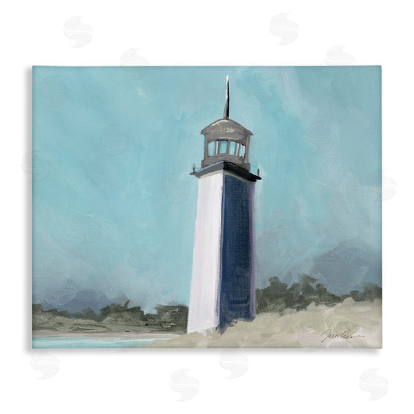 stupell industries Liz Jardine | Muted Lighthouse Landscape Wall Art