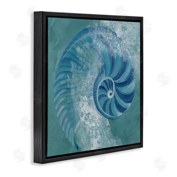 Stupell Industries Liz Jardine | Nautilus Shell Water Bubbles Wall Art