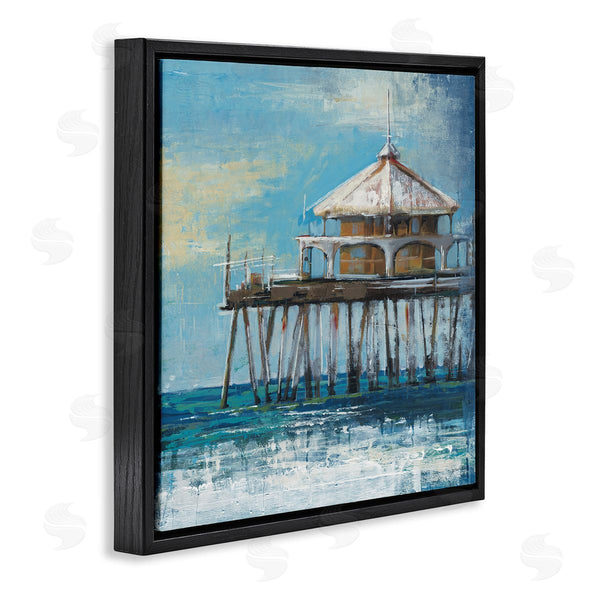 Stupell Industries Liz Jardine | Ocean Pier Painting Wall Art