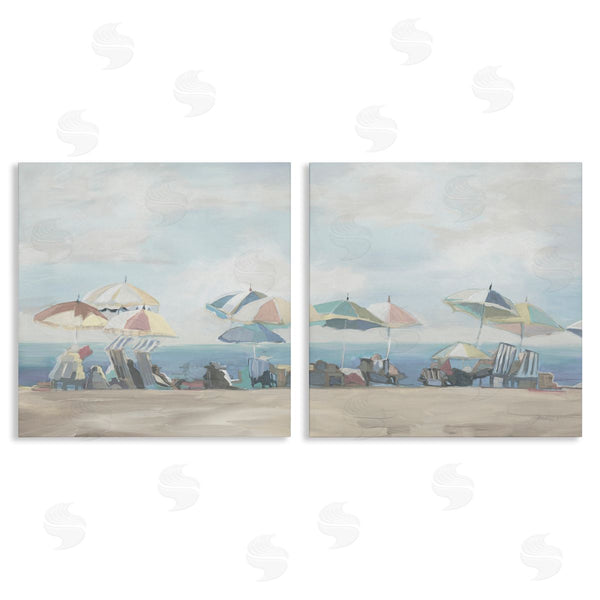 stupell industries Liz Jardine | Pale Beach Day Umbrellas
