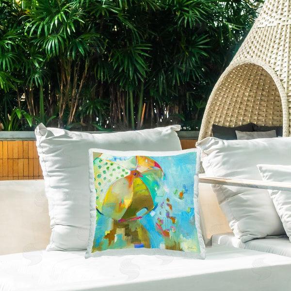 Stupell Industries Liz Jardine | Patterned Abstract Ball Printed Throw Pillow