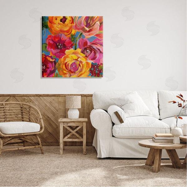 Stupell Industries Liz Jardine | Pink & Yellow Florals Wall Art