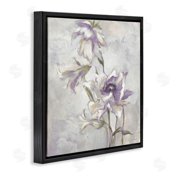 Stupell Industries Liz Jardine | Purple Curling Petals Wall Art