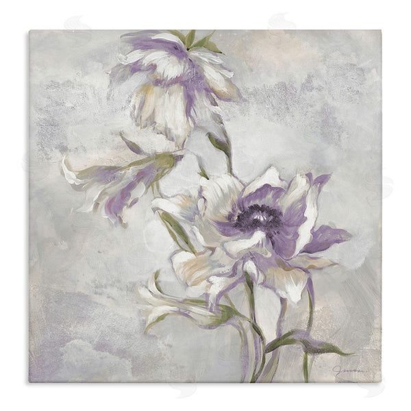 stupell industries Liz Jardine | Purple Curling Petals Wall Art