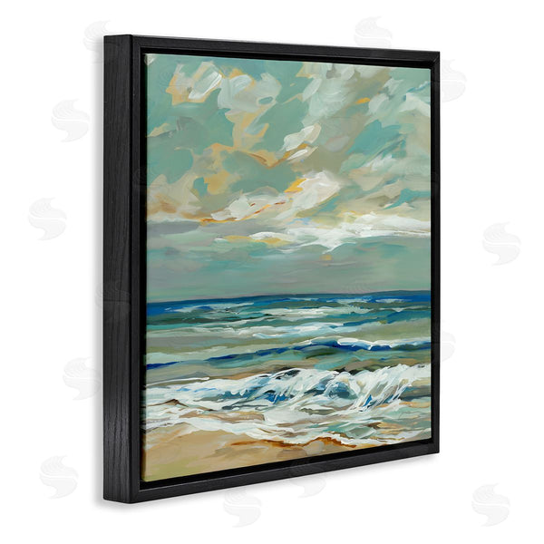Stupell Industries Liz Jardine | Restless Beach Waves & Clouds