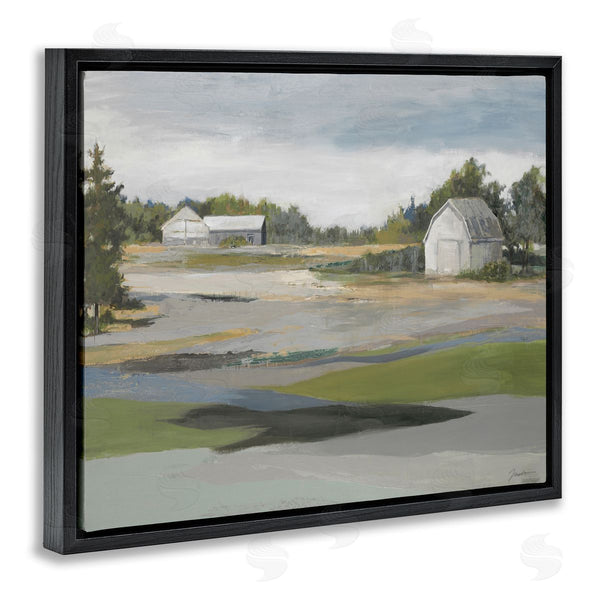 Stupell Industries Liz Jardine | Rural Farmland Vast Country Barn Agricultural Field Wall Art