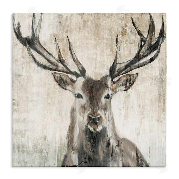stupell industries Liz Jardine | Rustic Deer Elk Wildlife Portrait
