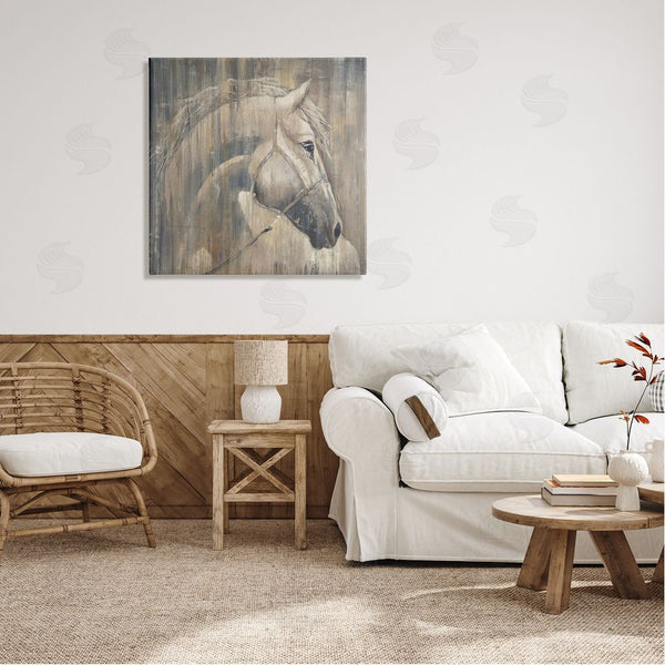 Stupell Industries Liz Jardine | Rustic Horse Portrait Wall Art