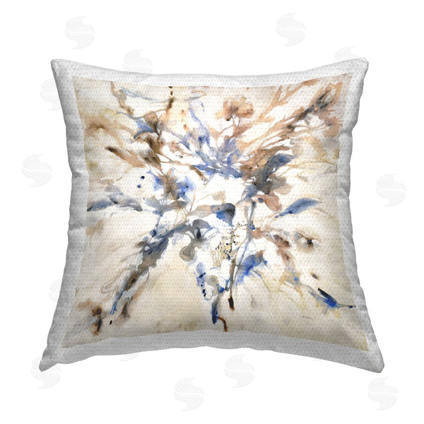 Stupell Industries Liz Jardine | Subtle Botanical Abstraction Printed Throw Pillow