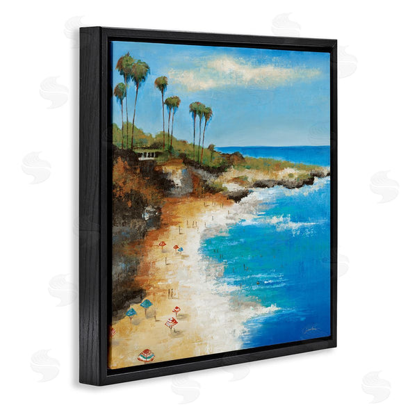 Stupell Industries Liz Jardine | Summer Beach Cove Wall Art
