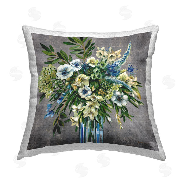 Stupell Industries Liz Jardine | Traditional Bouquet Of Flowers Printed Throw Pillow