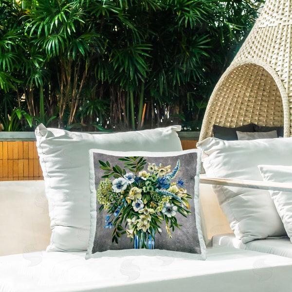 Stupell Industries Liz Jardine | Traditional Bouquet Of Flowers Printed Throw Pillow