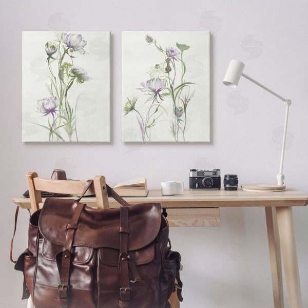 Stupell Industries Liz Jardine | Traditional Flower Stem Blossoms Wall Art