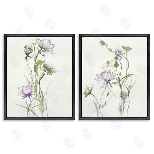 Stupell Industries Liz Jardine | Traditional Flower Stem Blossoms Wall Art