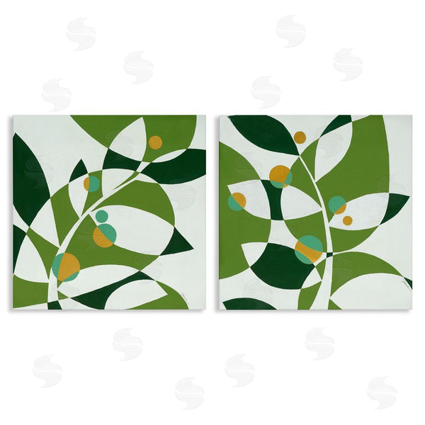stupell industries Liz Jardine | Tropical Leaves Abstraction Wall Art