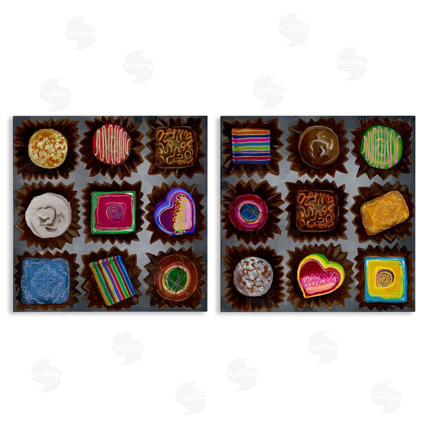 stupell industries Liz Jardine | Various Chocolate Choices Wall Art