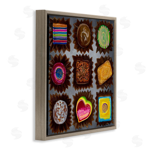 Stupell Industries Liz Jardine | Various Dessert Chocolates Wall Art