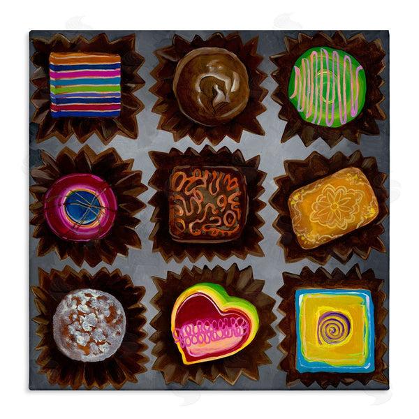 stupell industries Liz Jardine | Various Dessert Chocolates Wall Art