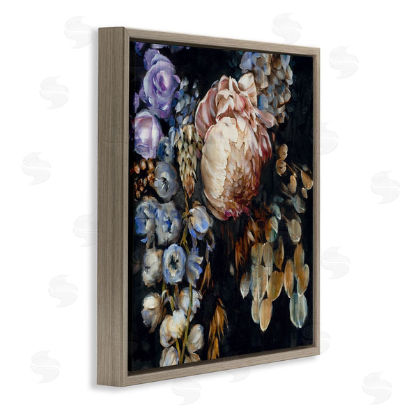 Stupell Industries Liz Jardine | Vintage Peonies On Black Wall Art