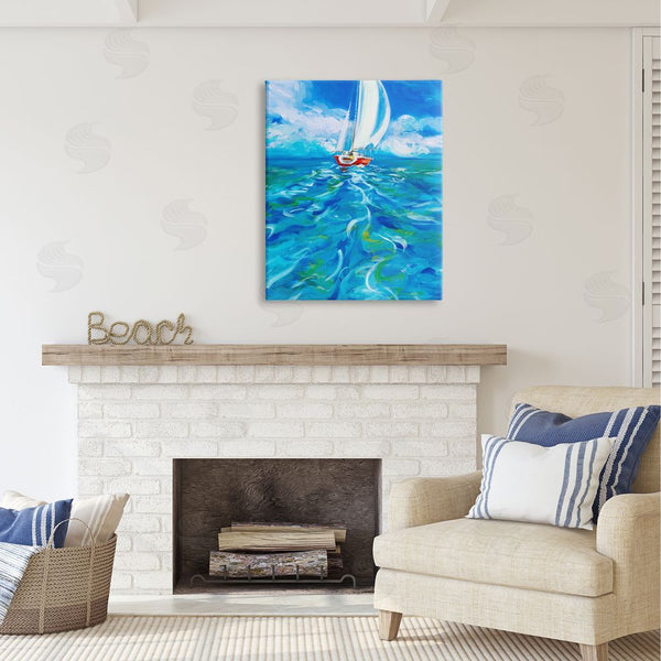 Stupell Industries Liz Jardine | Vivid Boat Wake Wall Art