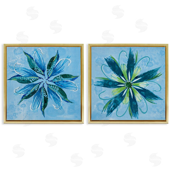 Stupell Industries Liz Jardine | Whimsical Flower Shapes