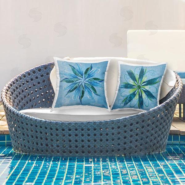 Stupell Industries Liz Jardine | Whimsical Flower Shapes Printed Throw Pillow Set